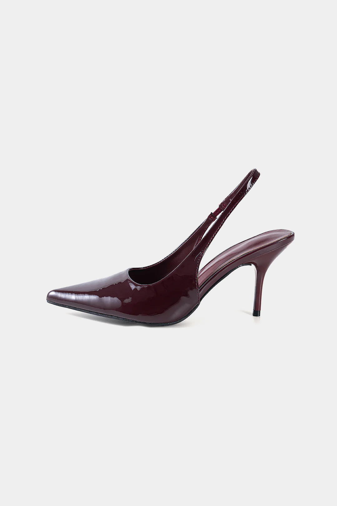 Leather Pointed Heels - Flockneti