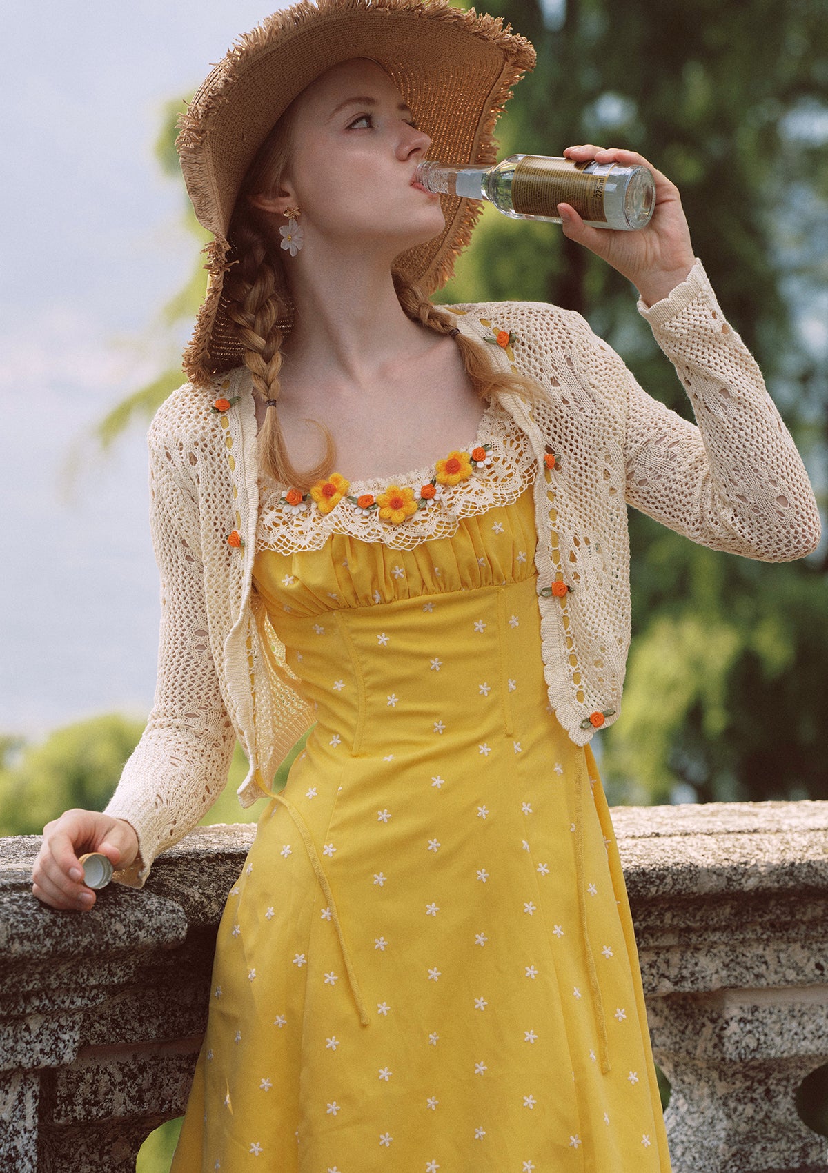 Little Orange Cardigan - Flockneti