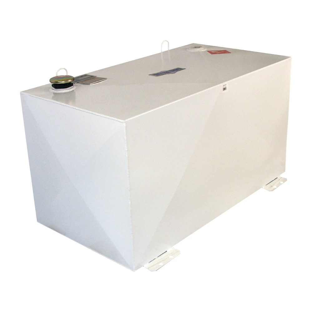 Better Built 100 Gallon HD Series White Rectangular Transfer Tank - Flockneti