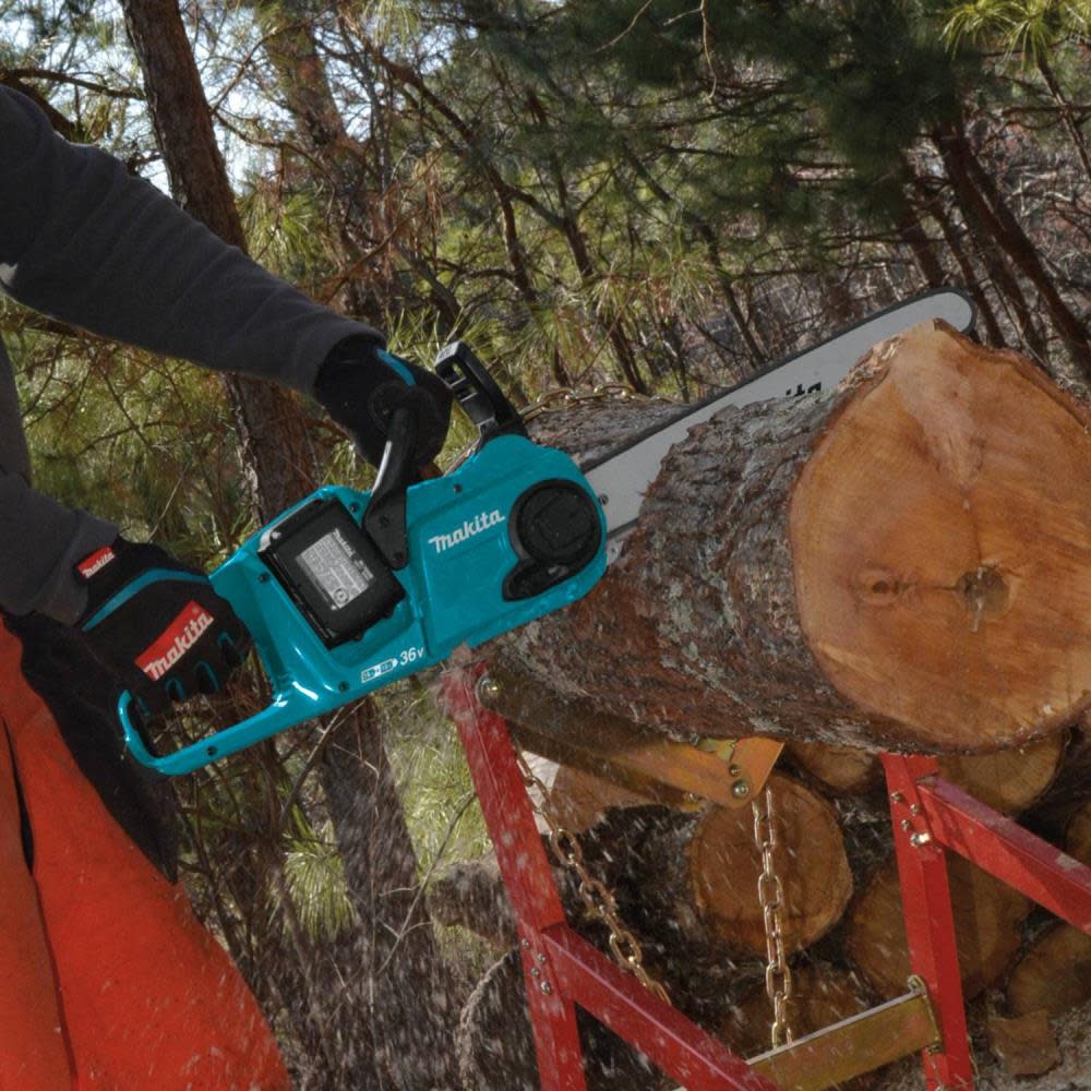 Makita 18V X2 (36V) LXT Lithium-Ion Brushless Cordless 16″ Chain Saw Kit (5.0Ah) - Flockneti