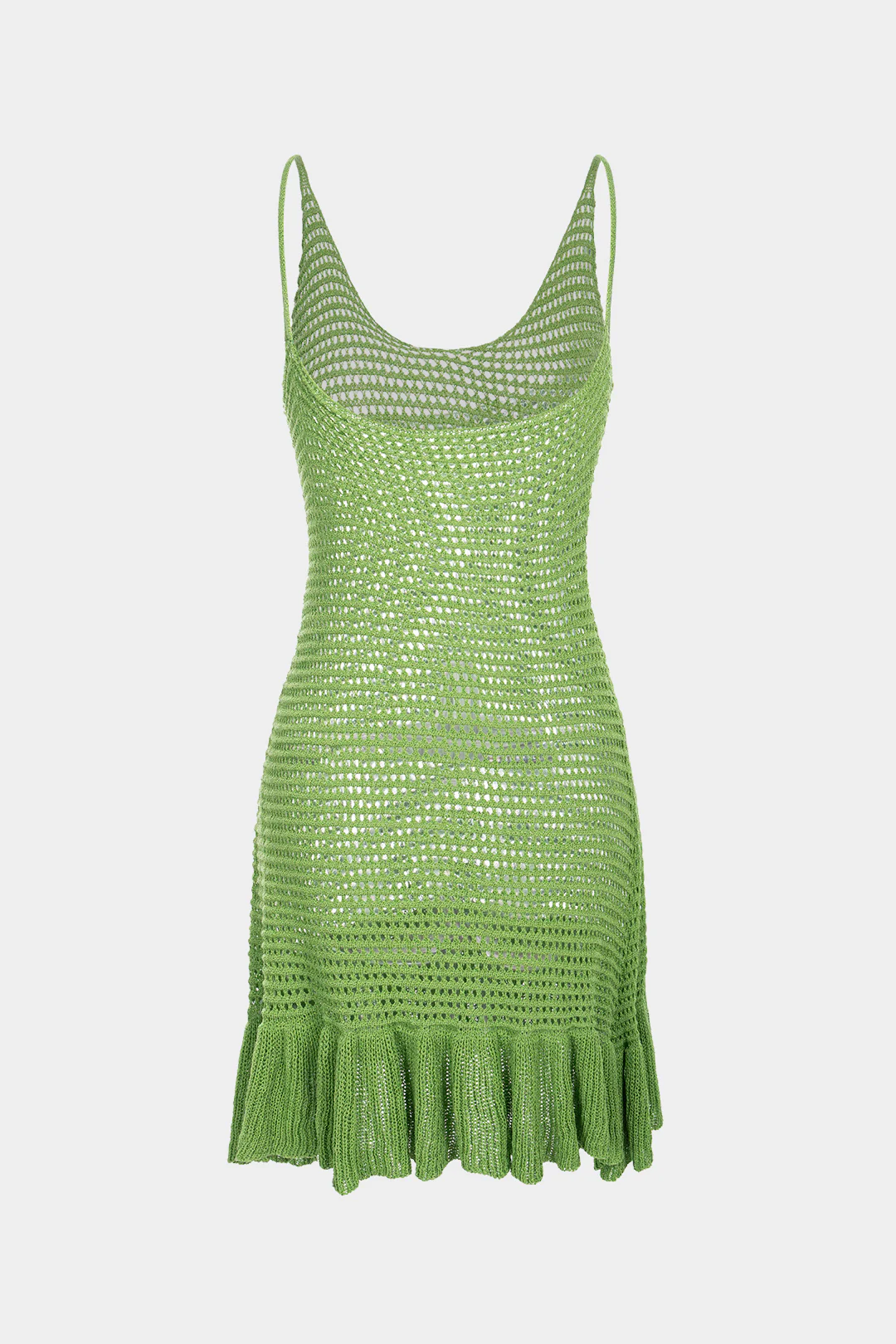 Round Neck Hollow Out Cover Up - Flockneti