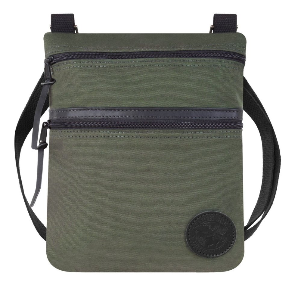 Duluth Pack 4 Liter Capacity Olive Drab Traverse Crossbody Bag - Flockneti