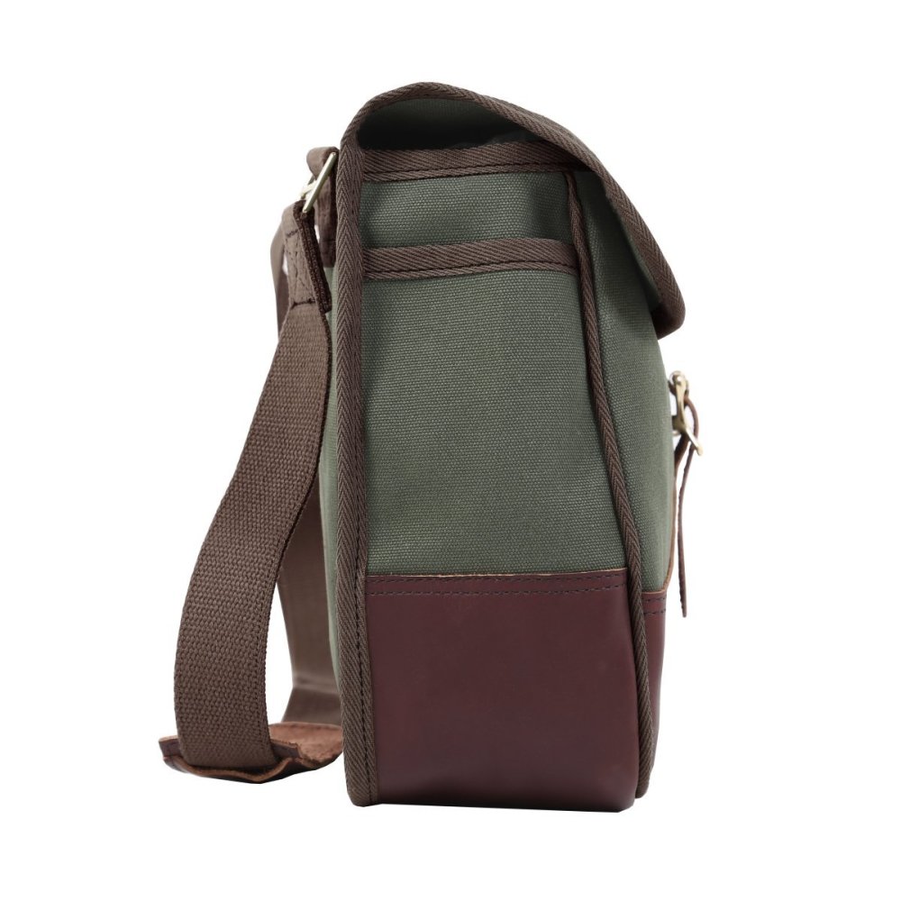 Duluth Pack 11 Liters Capacity Olive Drab Field Satchel - Flockneti
