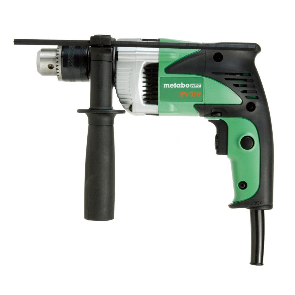 Metabo HPT 5/8 Inch 6-Amp Hammer Drill 2-Modes VSR | DV16V - Flockneti