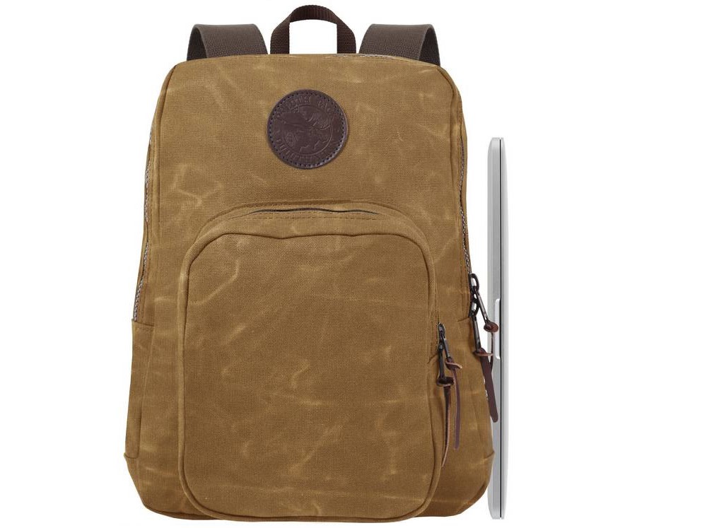 Duluth Pack 21 Liter Capacity Wax Khaki Large Standard Laptop Backpack - Flockneti