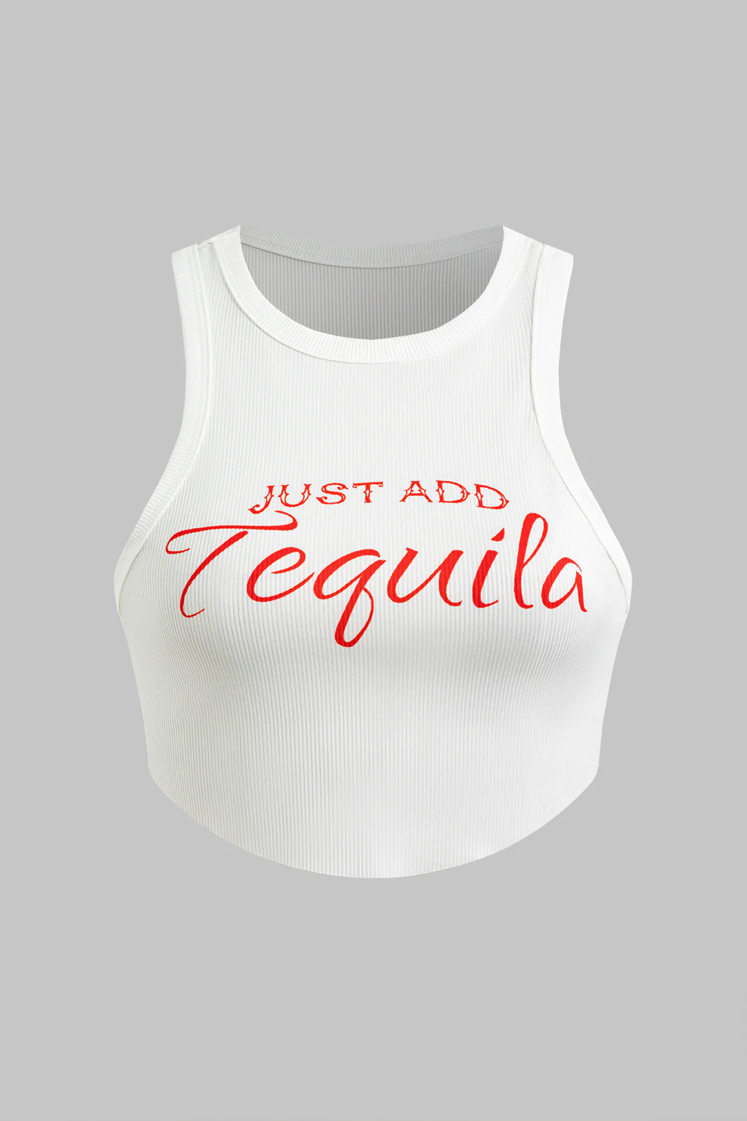 Plus Size Letter Print  Tank Top - Flockneti