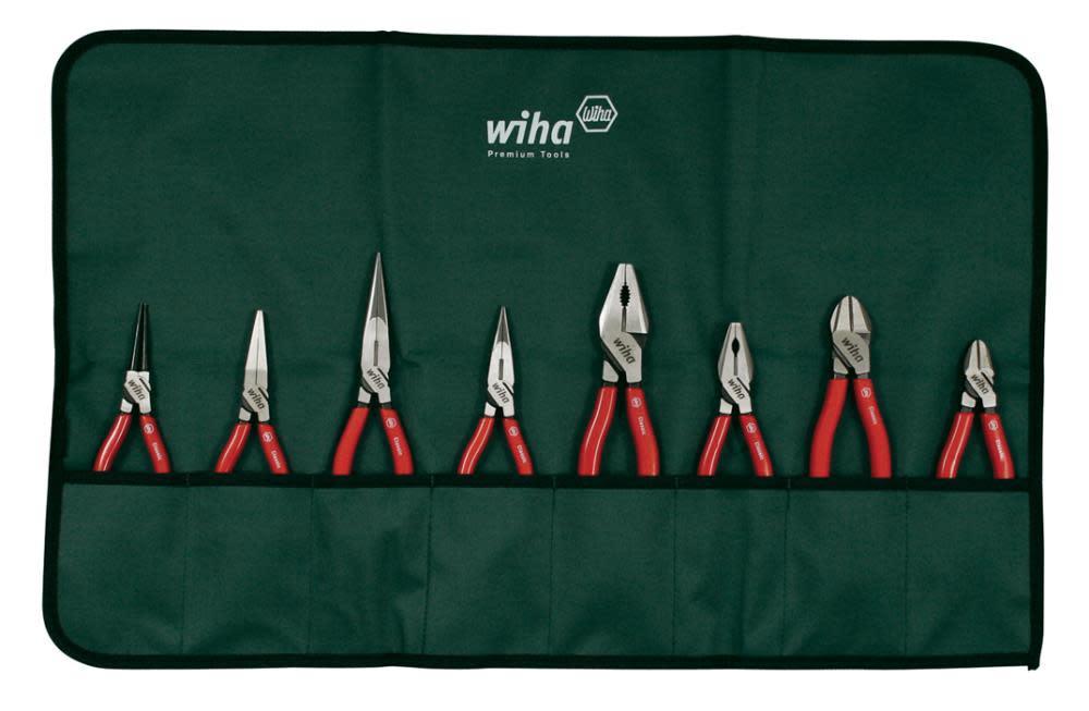 Wiha Soft Grip Pliers & Cutters Set 8 Piece - Flockneti