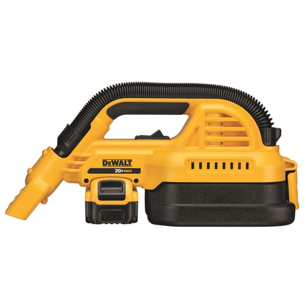 DEWALT 20 V MAX 1/2 Gallon Wet/Dry Portable Vac Kit - Flockneti