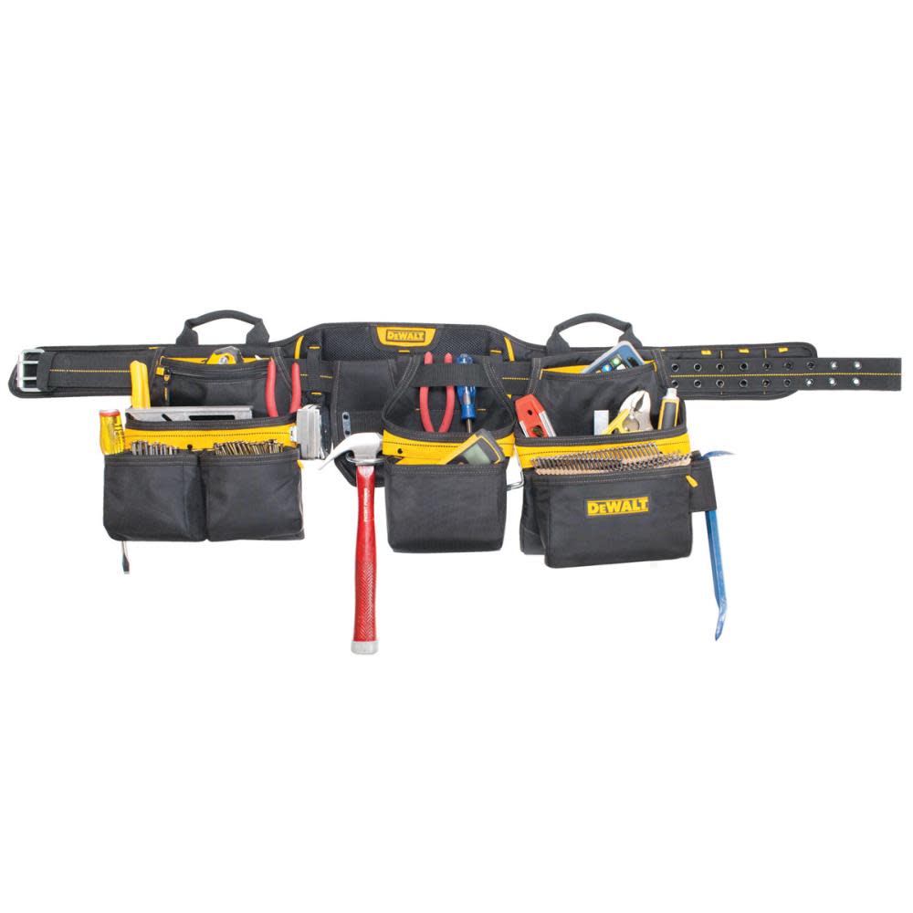 DEWALT 31 Pocket Professional Carpenter’s Combo Apron - Flockneti