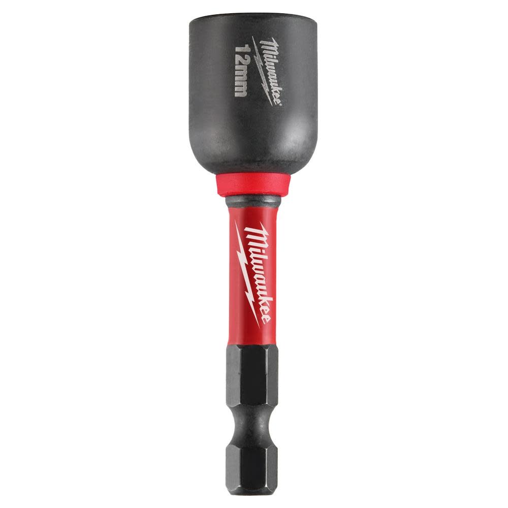 Milwaukee SHOCKWAVE Impact Duty 12MM x 2 9/16″ Magnetic Nut Driver 10pk - Flockneti