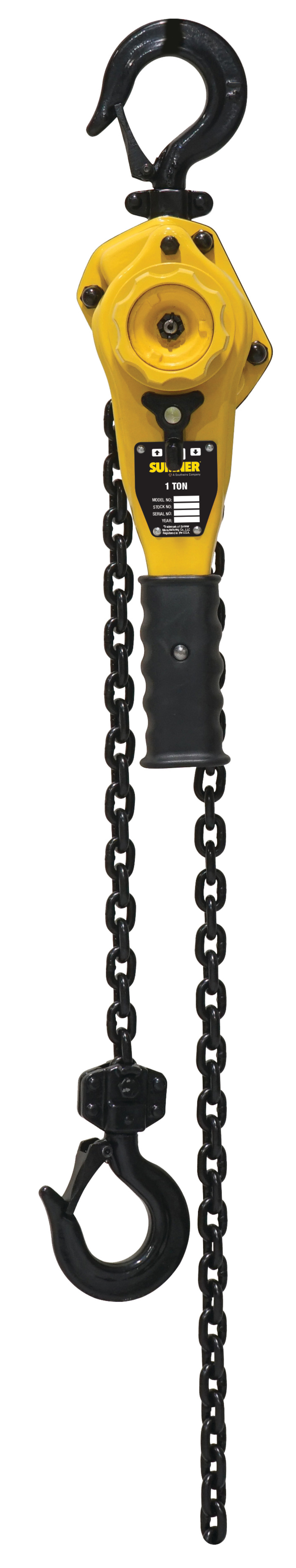 Sumner 1 Ton Lever Hoist with 10 ft. Chain Fall - Flockneti