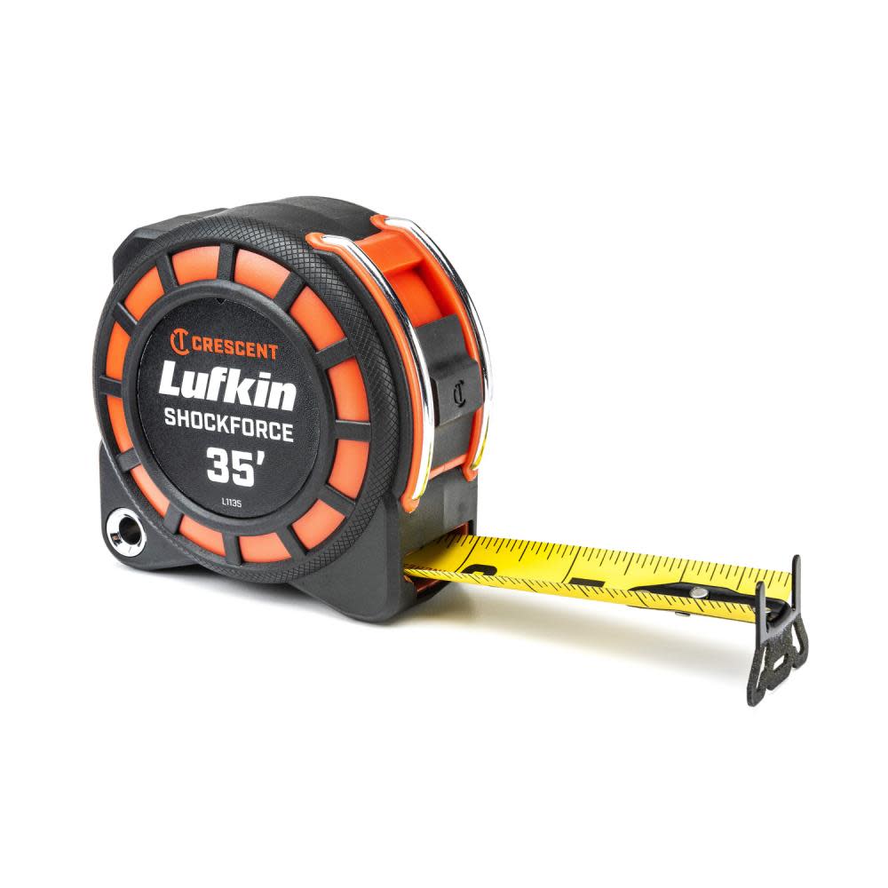 Crescent Lufkin Shockforce Tape Measure 35 Ft. x 1-3/16 In. - Flockneti