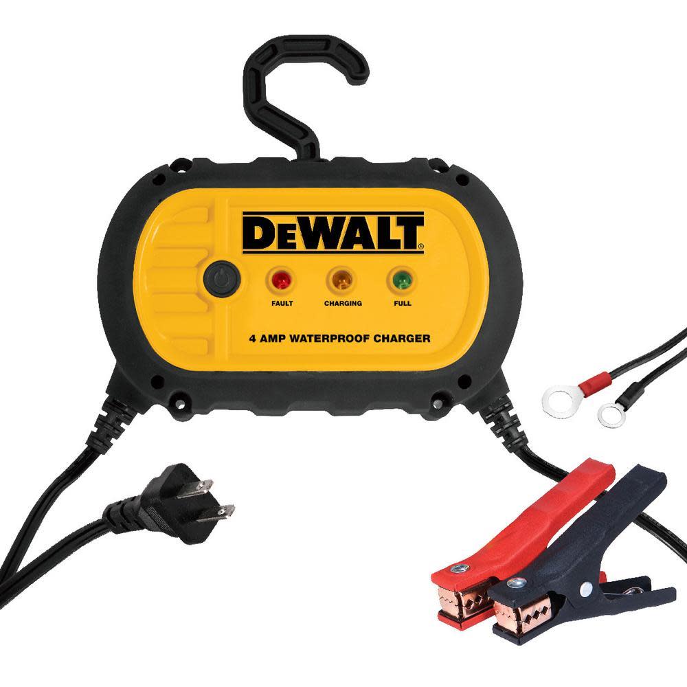 DEWALT 4 Amp Professional Waterproof Battery Charger - Flockneti