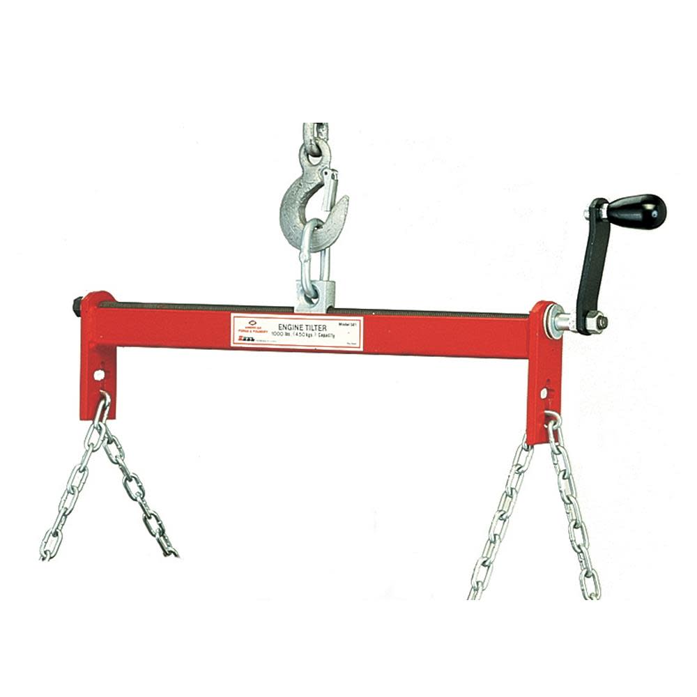 American Forge Steel Engine Tilter Accessory for Engine Crane 1 Ton - Flockneti