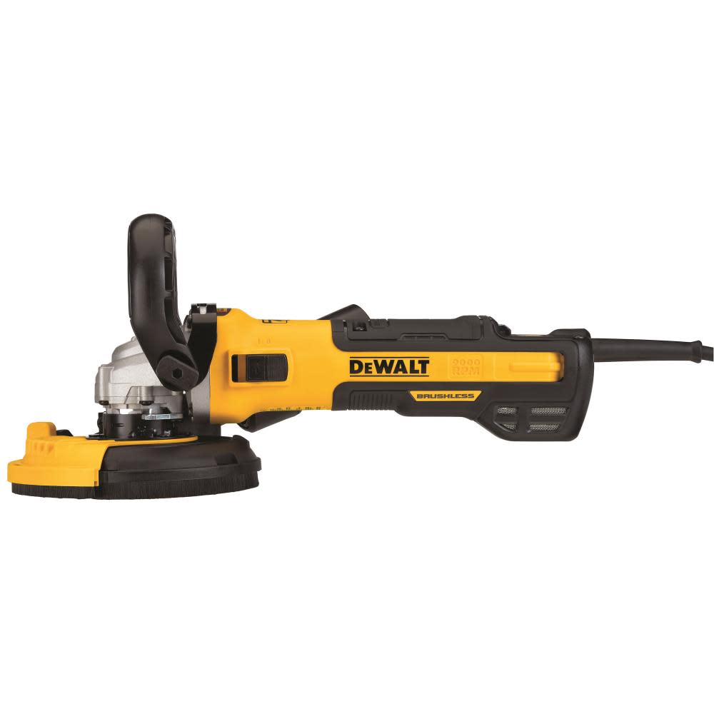 DEWALT 5 in. Brushless Surfacing Grinder Kit with Kickback Brake - Flockneti