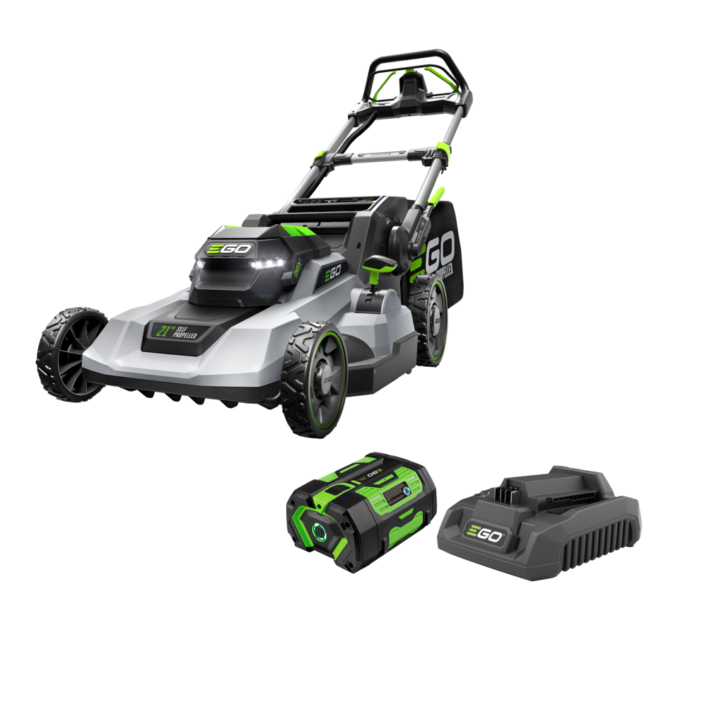 EGO POWER+ 21 Lawn Mower Kit Self Propelled with 6.0Ah Battery and 320W Charger - Flockneti