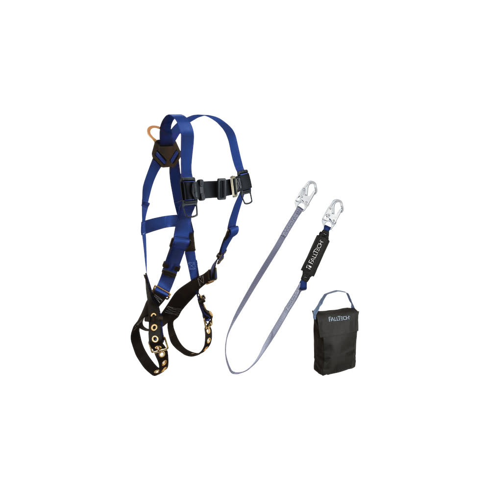 Falltech Harness Lanyard & Storage Bag Kit 3pc - Flockneti