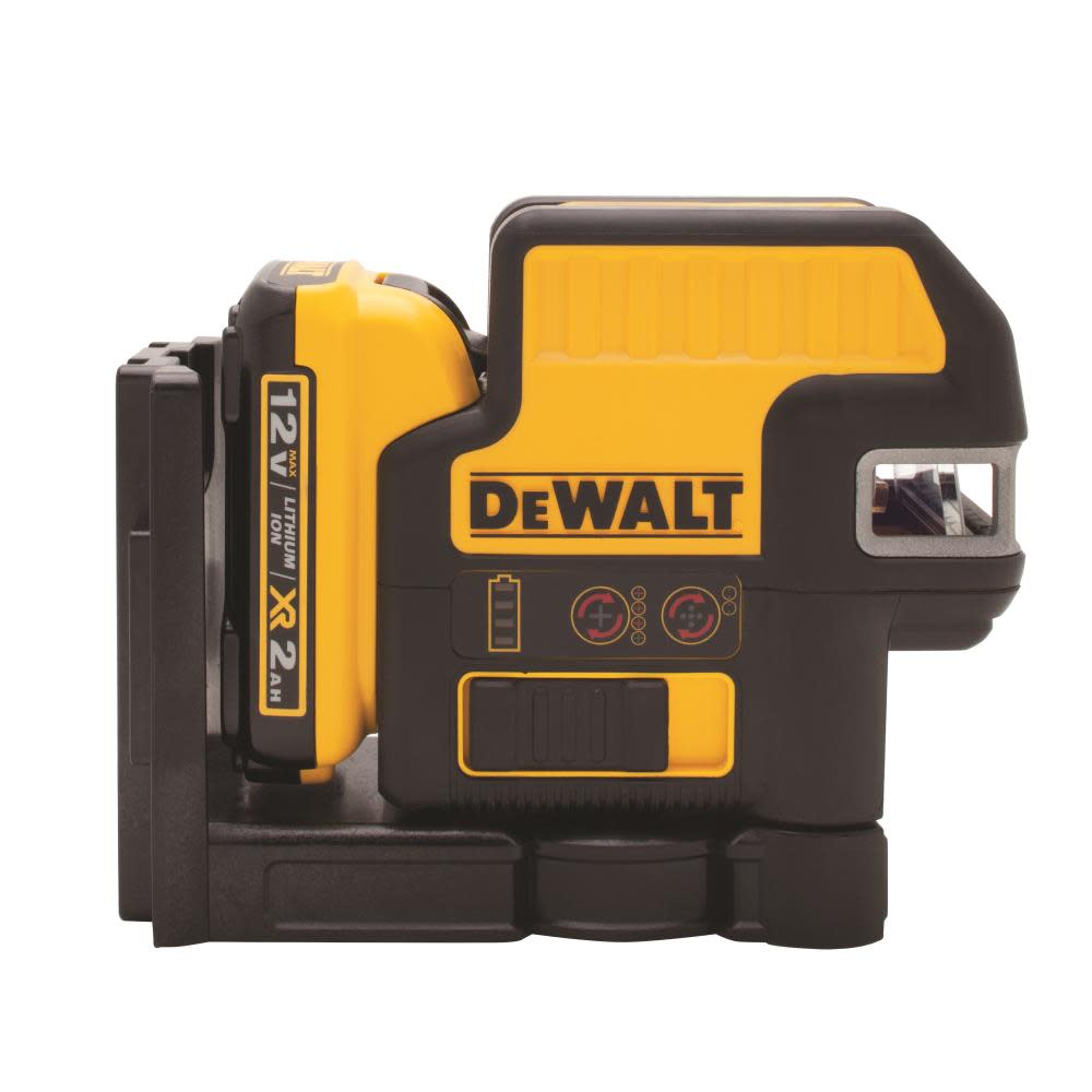 DEWALT 12 V 2 Spot Cross Line Red Laser - Flockneti