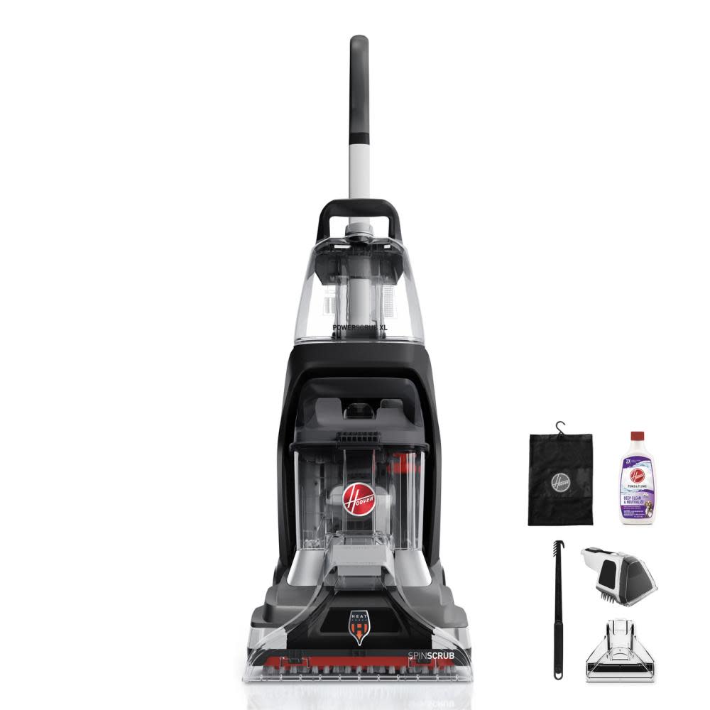 Hoover Residential Vacuum PowerScrub XL Pet Upright Carpet Cleaner Machine - Flockneti