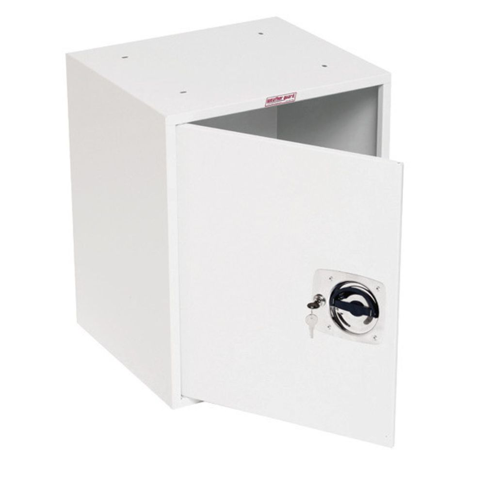 Weather Guard Lockable Cabinet No Shelf 22 In. x 18 In. x 16 In. - Flockneti