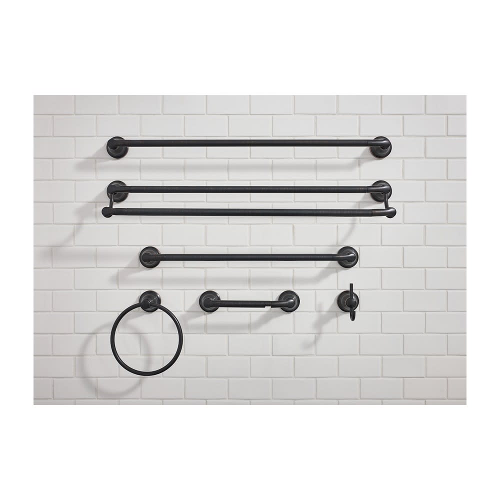 Moen Hilliard Towel Ring Mediterranean Bronze 6.375″ - Flockneti