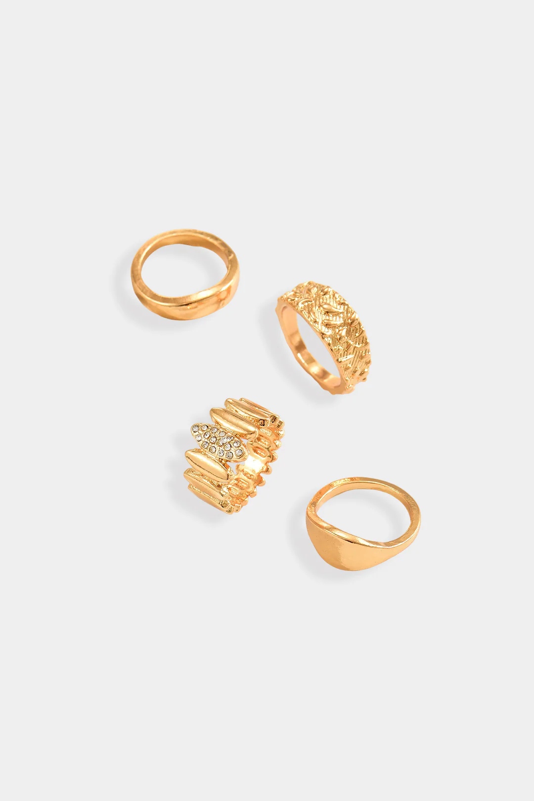 Metal Irregular Rings - Flockneti