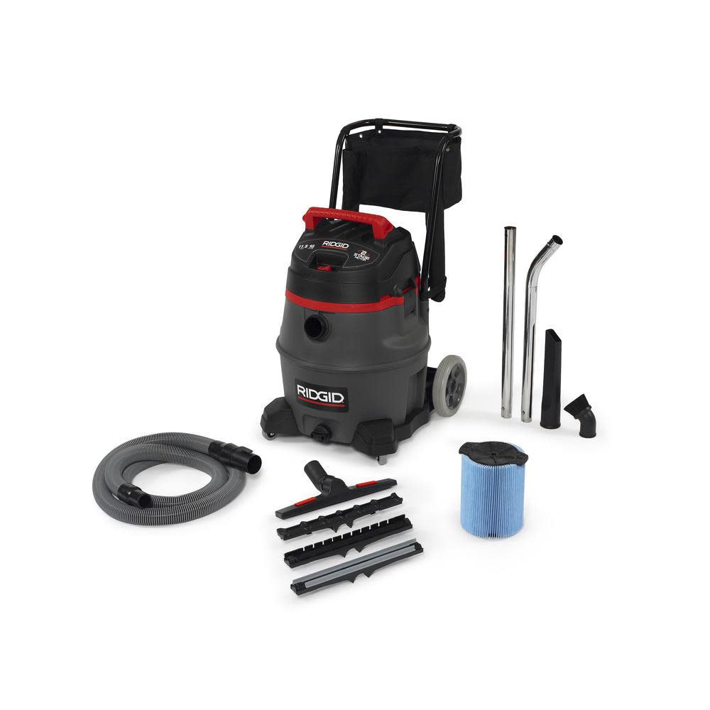Ridgid 16 Gallon 2-Stage Wet/Dry Vac - Flockneti