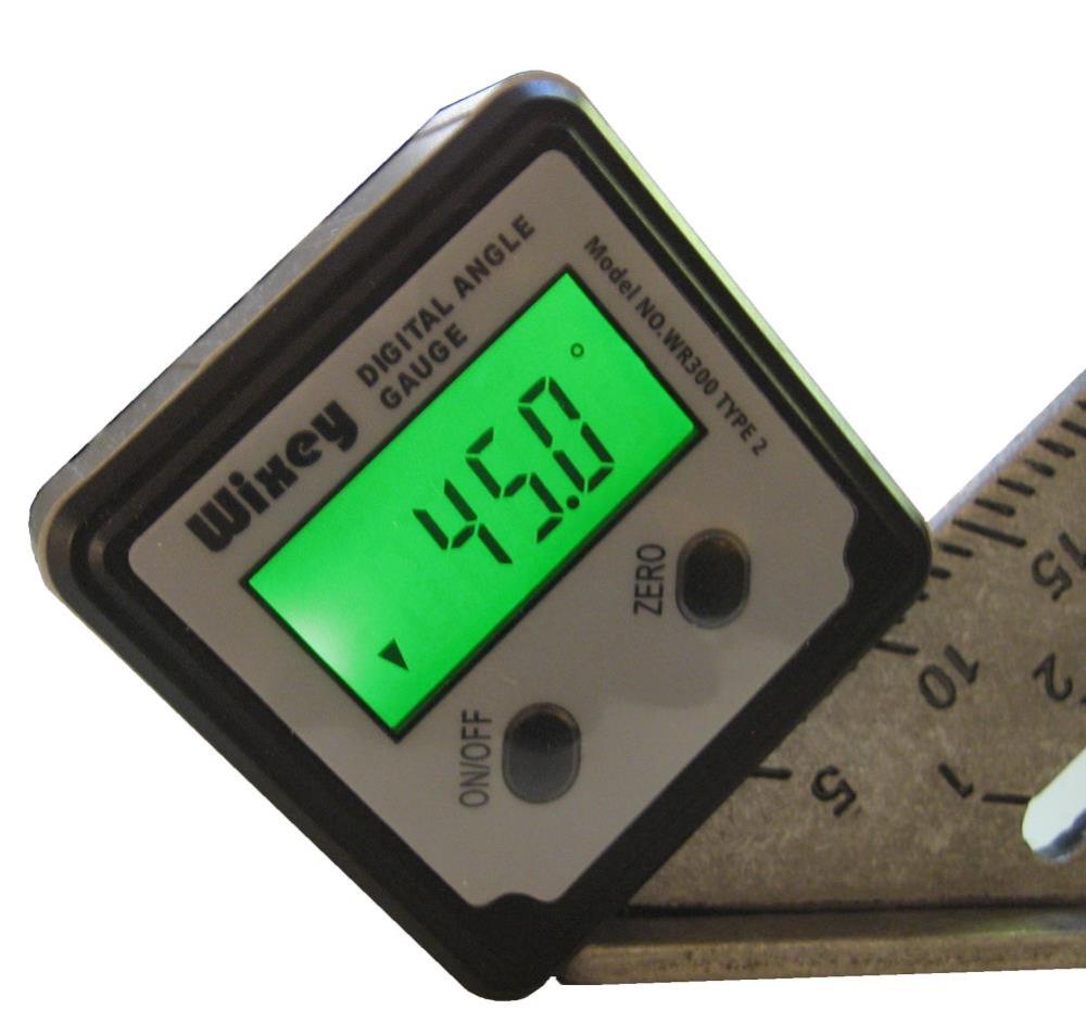 Wixey Digital Angle Gauge with Backlight - Flockneti