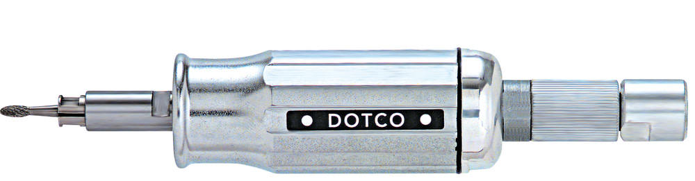 Cleco Dotco Pencil Grinder with 1/8In Collet and TurbIne Guard - Flockneti