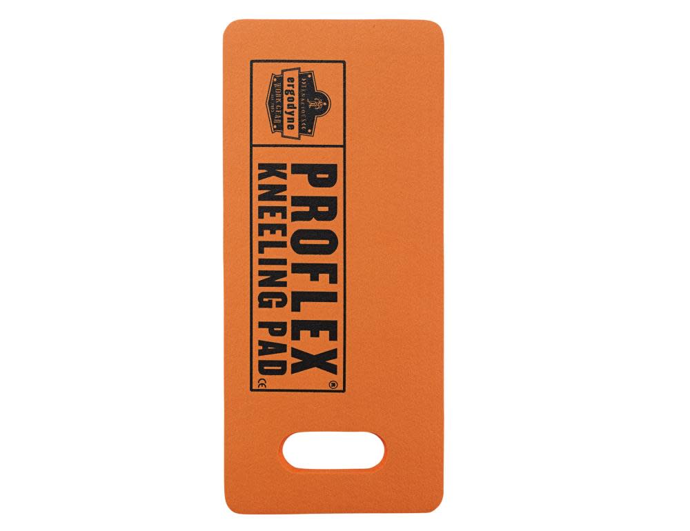 Ergodyne ProFlex 375 8In x 18In Orange Kneeling Pad - Flockneti