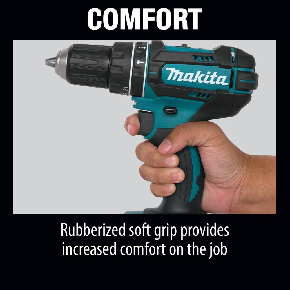 Makita 18 Volt LXT Lithium-Ion Cordless Hammer Drill (Tool-Only) - Flockneti