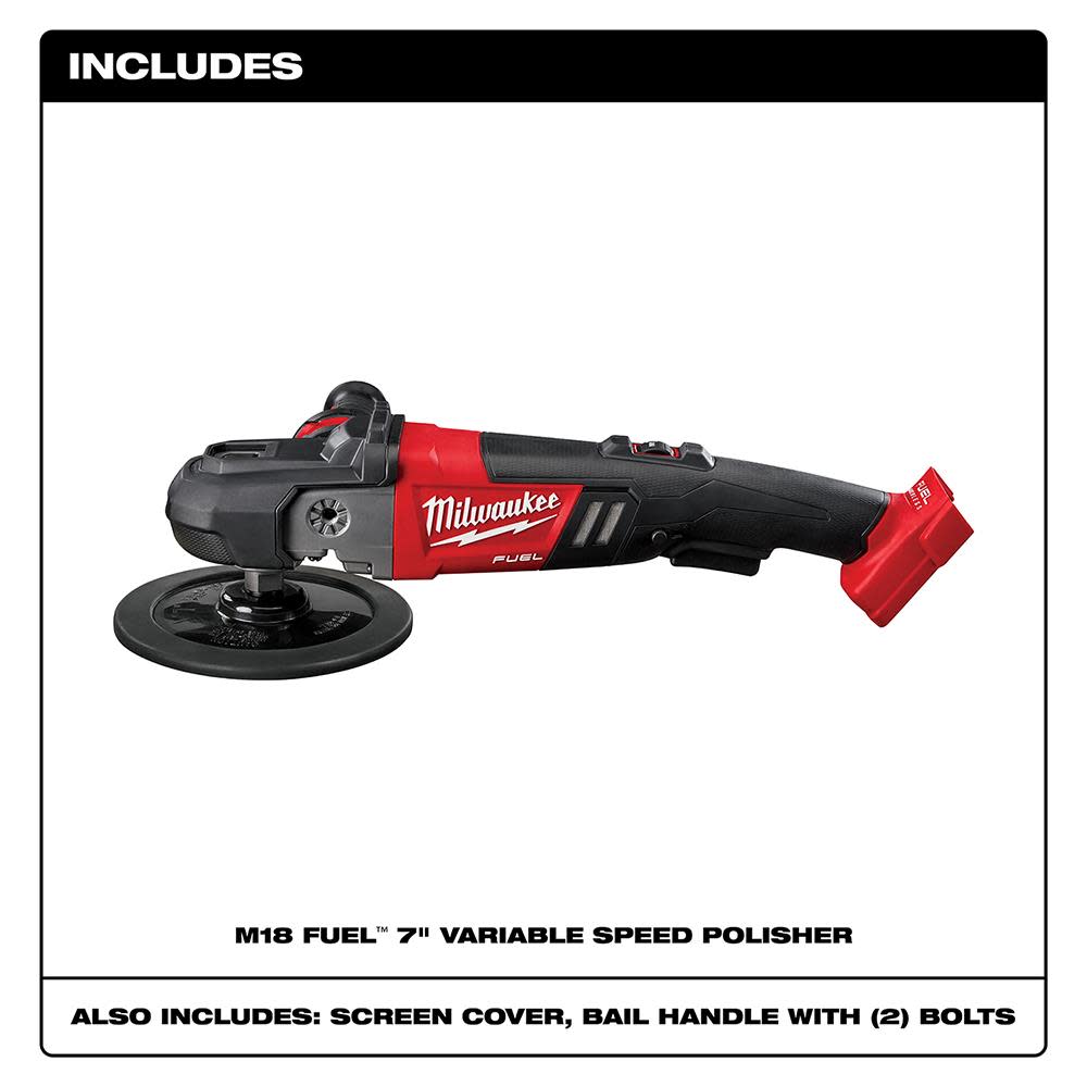 Milwaukee M18 FUEL 7 Variable Speed Polisher - Flockneti