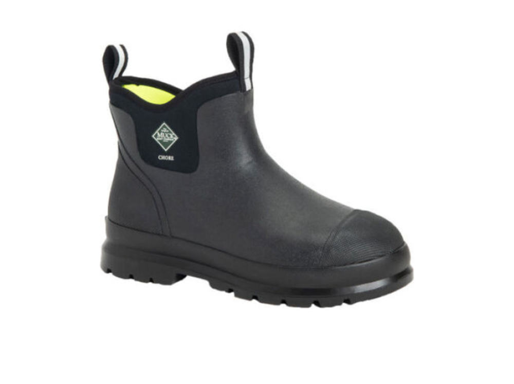 Muck Boots Mens Chore Chelsea Boots 6″ Black Size 5 - Flockneti