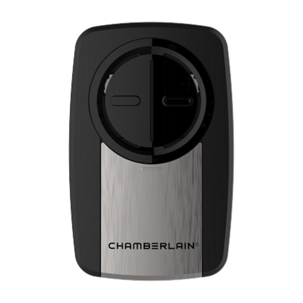Chamberlain Universal Clicker 2 Button Garage Door Remote Stainless Steel - Flockneti