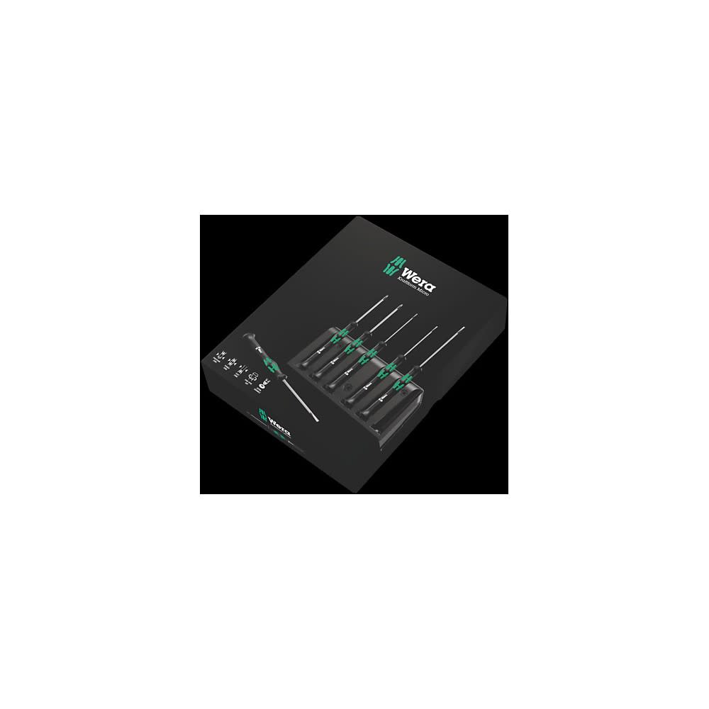 Wera Tools 6pc 2035/6 A Micro Screwdriver Set with Rack - Flockneti