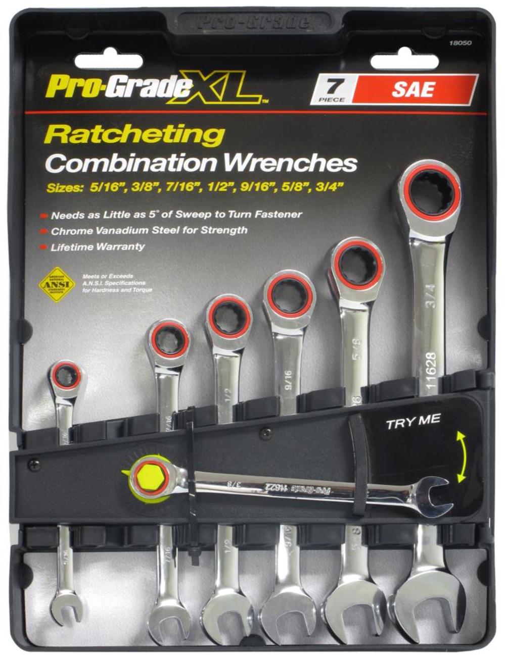 Allied International 7 pc. Ratcheting Combination Wrench Set – SAE - Flockneti