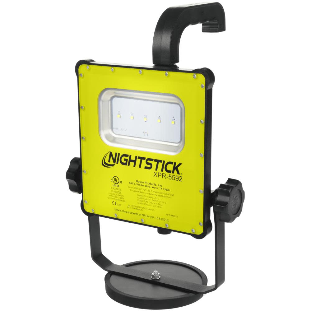 Nightstick Rechargeable Intrinsically Safe Area Light with Magnetic Base - Flockneti