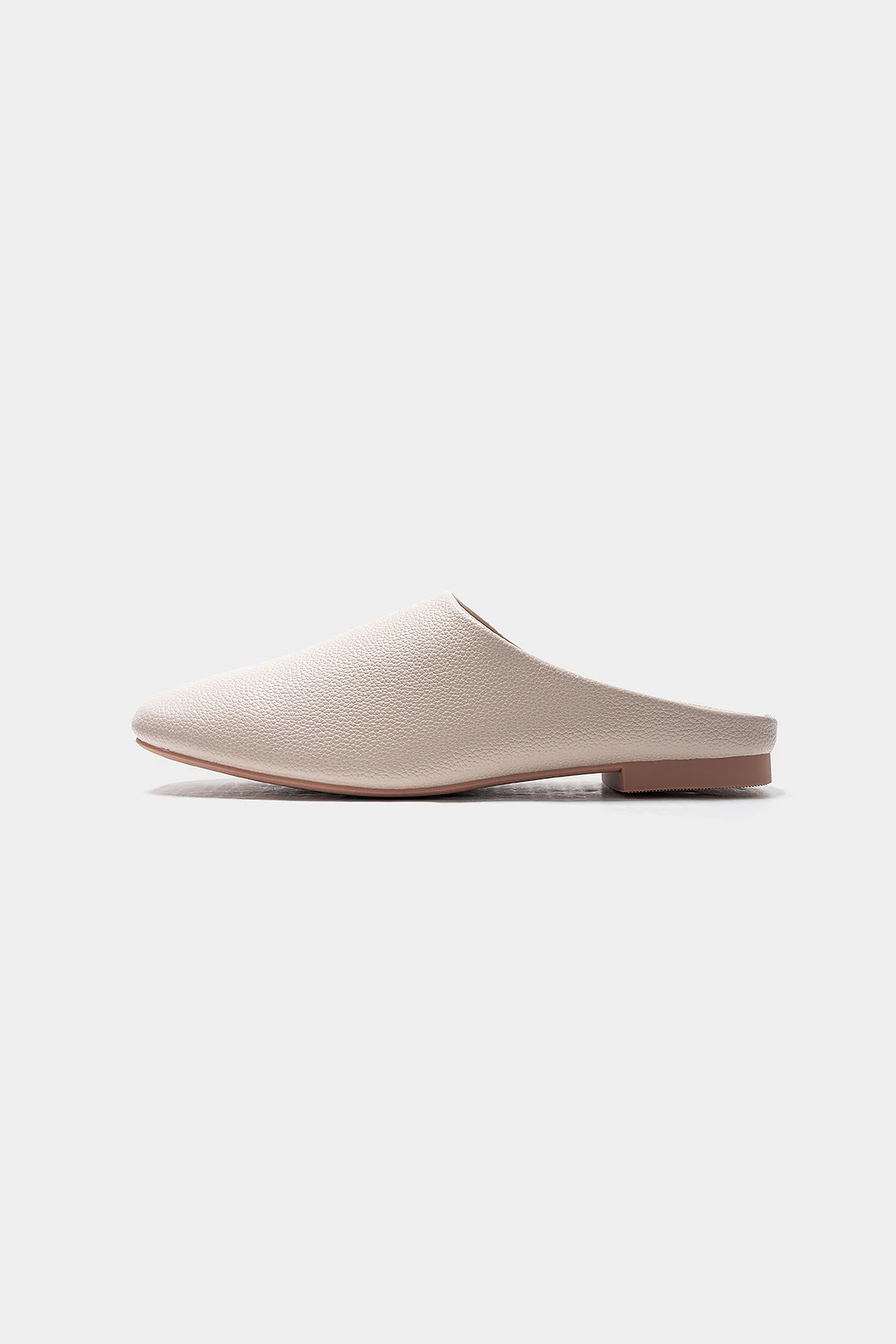 Leather Square Toe Flats - Flockneti