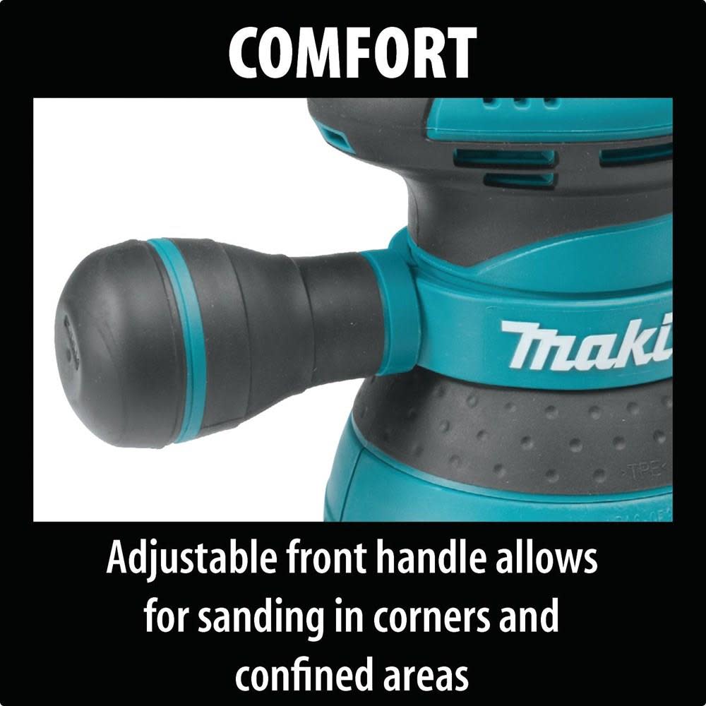 Makita 5 in. Random Orbit Sander with Variable Speed - Flockneti
