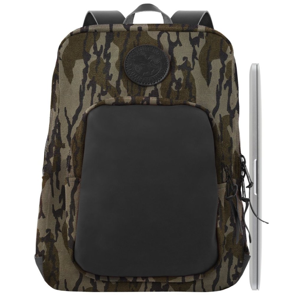 Duluth Pack 21 Liter Capacity Mossy Oak Bottomland Large Deluxe Laptop Backpack - Flockneti
