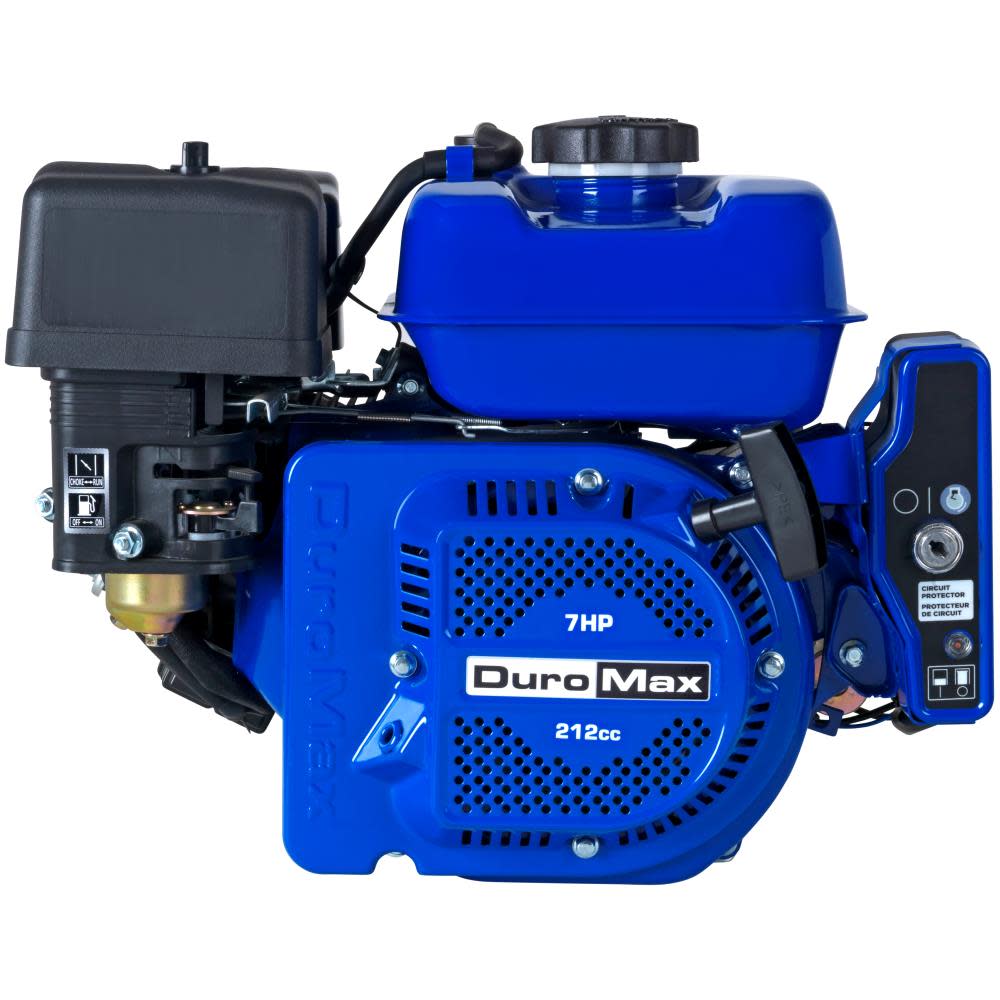 Duromax XP7HPE 208CC Gas 3/4-Inch Shaft Recoil/Electric Start Engine - Flockneti