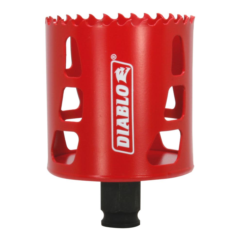 Diablo Tools 2-1/2 in. x 2-3/8 in. High Performance Bi-Metal Hole Saw - Flockneti