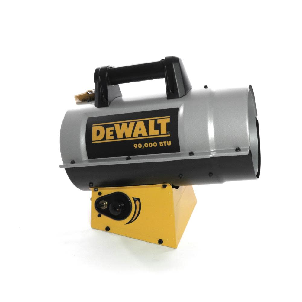 DEWALT DXH90FAV 90000 BTU Forced Air Propane Quiet Burner Job Site Heater - Flockneti