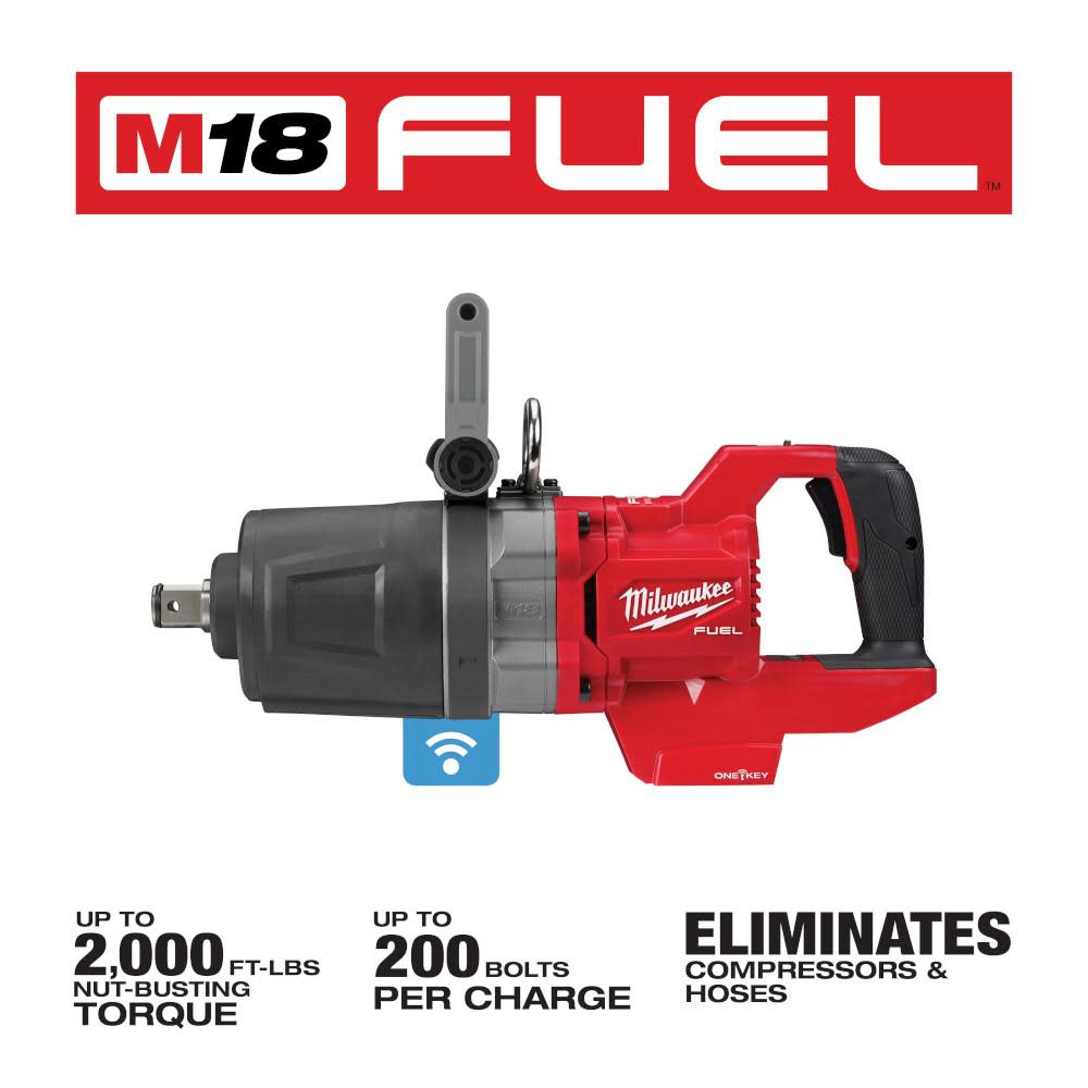 Milwaukee M18 FUEL 1″ D Handle Impact Wrench ONE KEY Reconditioned - Flockneti
