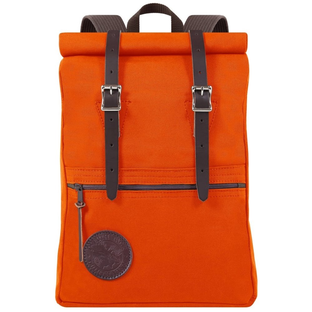 Duluth Pack 13 Liter Capacity Orange Roll Top Scout Pack - Flockneti
