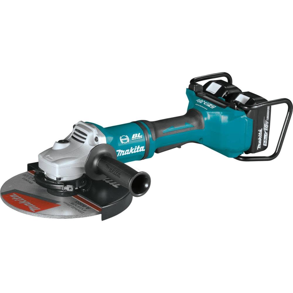 Makita 18V X2 LXT 36V 9″ Paddle Switch Cut-Off/Angle Grinder Kit - Flockneti