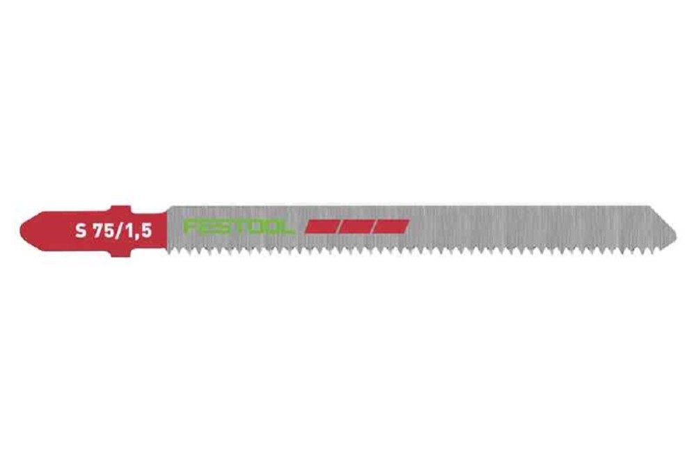 Festool Jigsaw Blades S 75/2 for Plastics – Pack of 5 - Flockneti