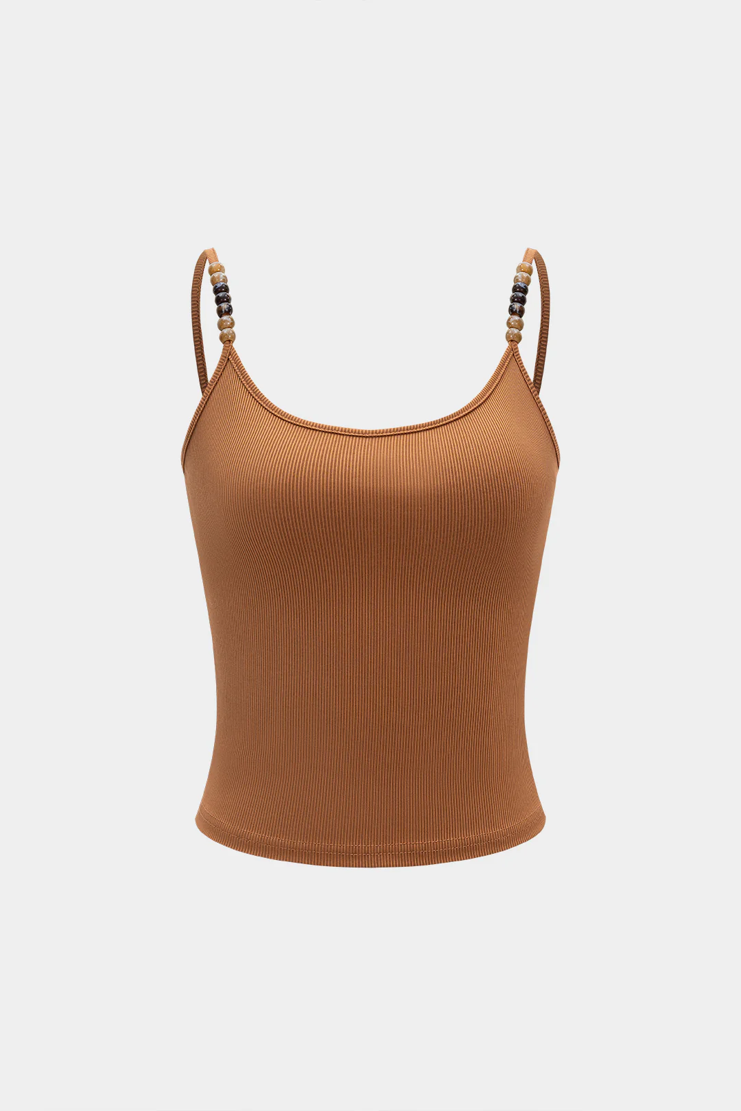 Beaded Ribbed Cami Top - Flockneti
