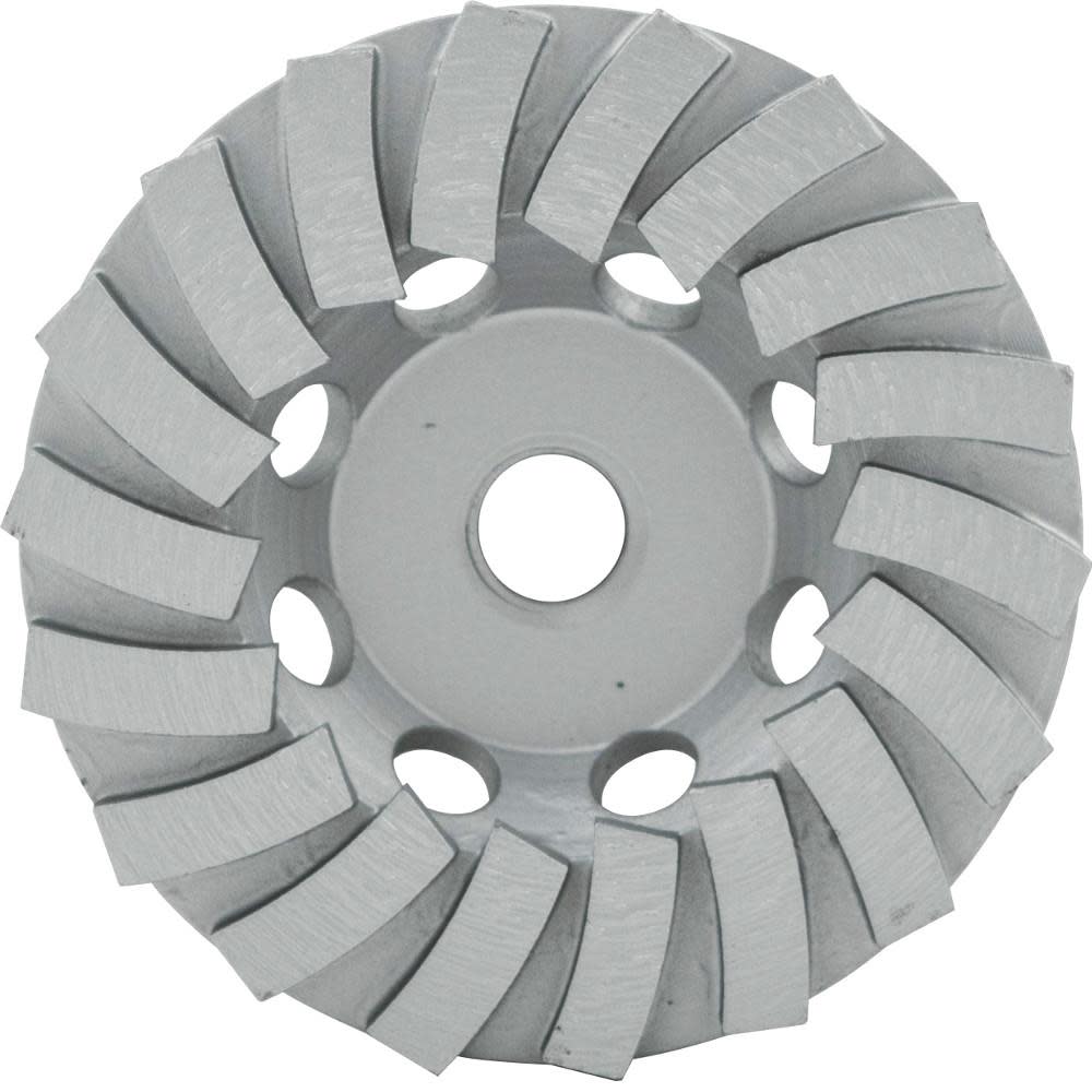Milwaukee 5 in. Diamond Cup Wheel Segmented-Turbo - Flockneti