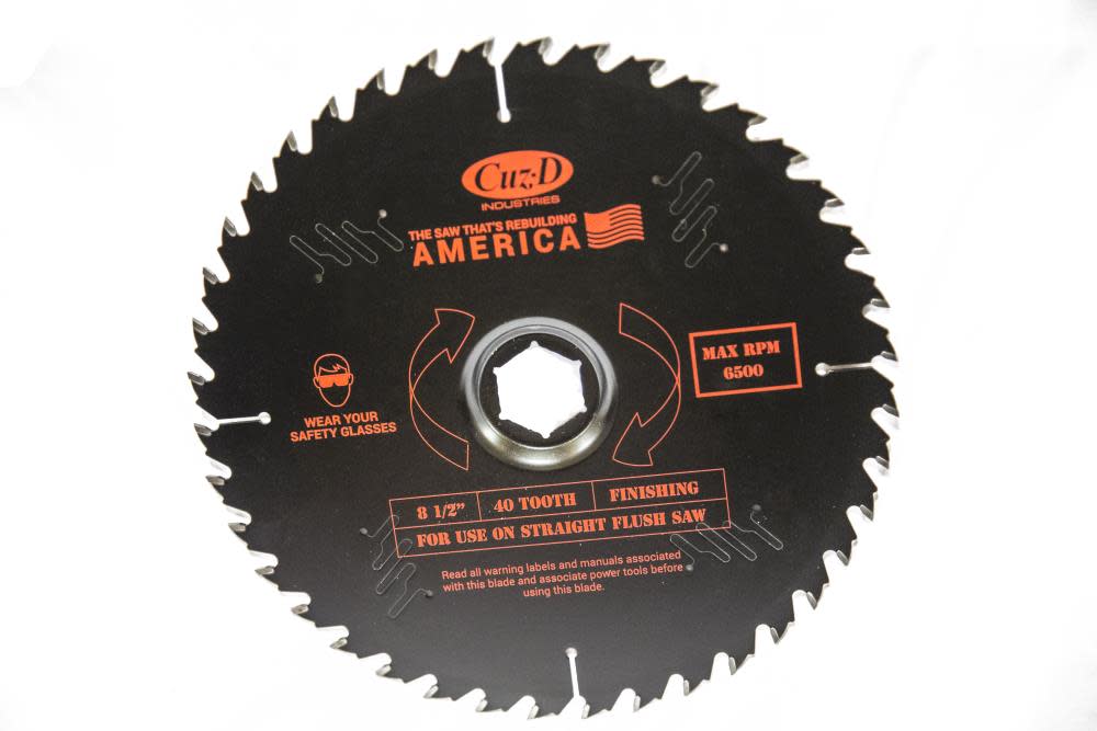 Cuz-D 40 Tooth Carbide Tipped Blade - Flockneti